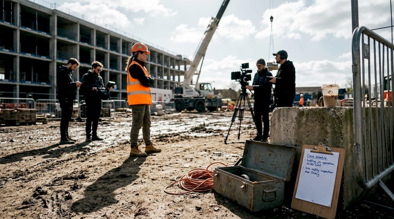 Maximise brand impact with media production in construction
