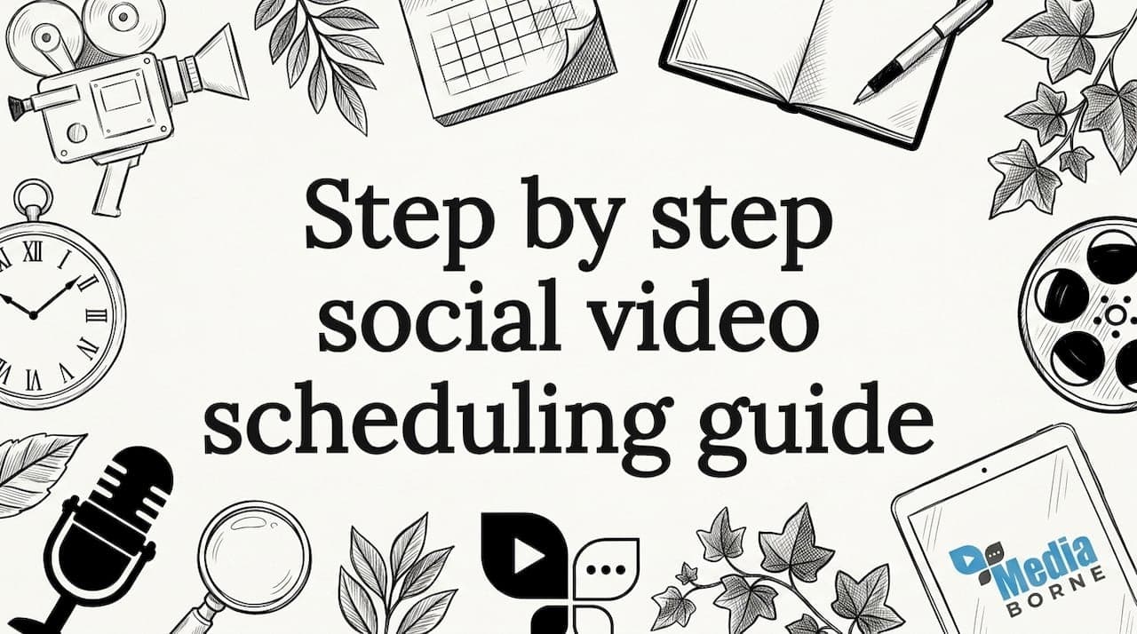 Step by step social video scheduling guide