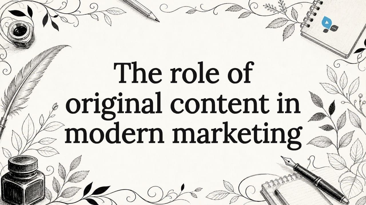 The role of original content in modern marketing