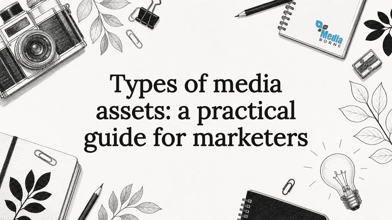 Types of media assets: a practical guide for marketers